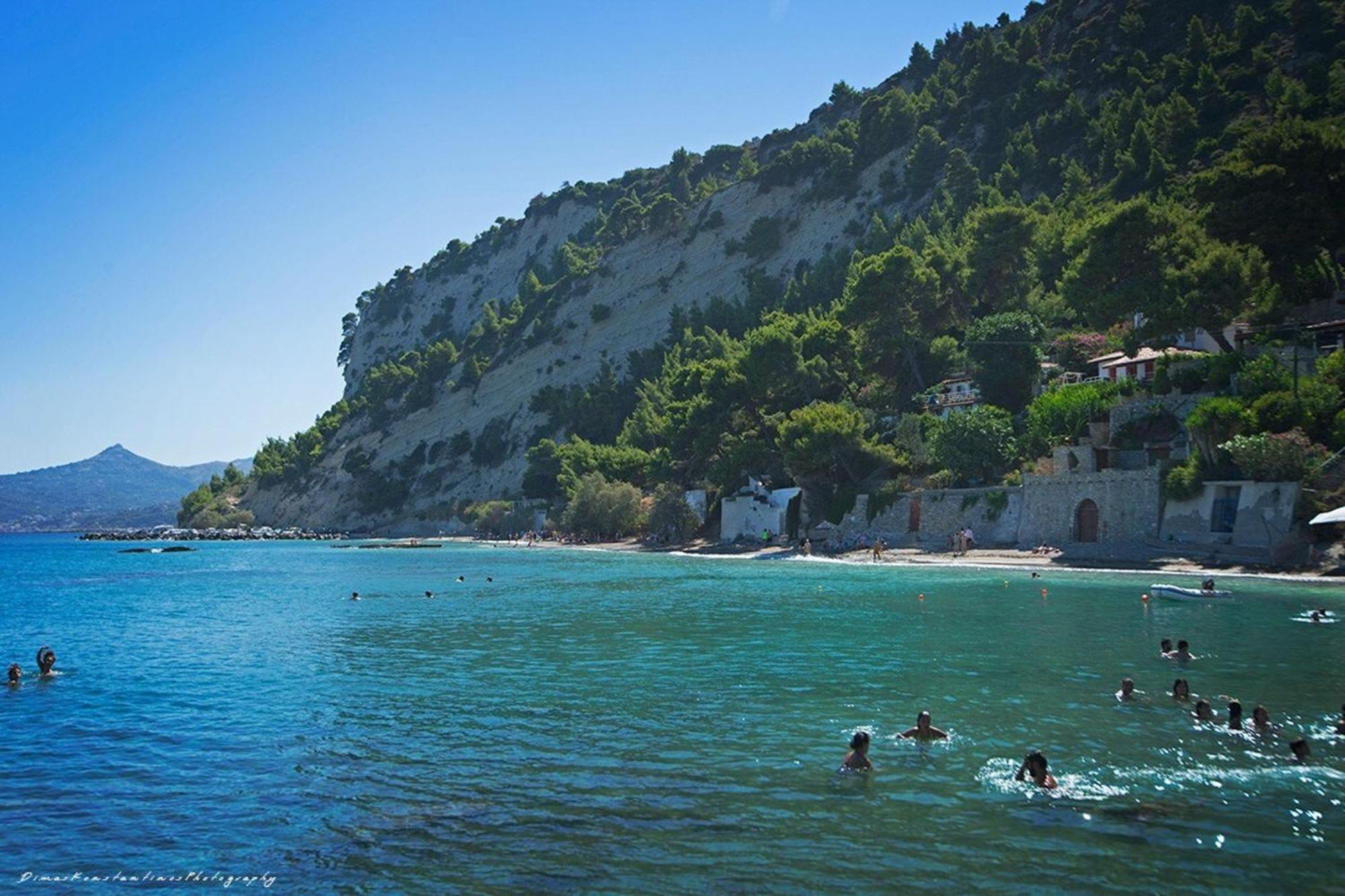 Blue Dream Seaside Villa With Superb Sea Views Кими Екстериор снимка